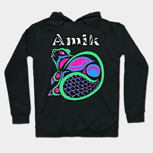 Amik (Beaver) Polysexual Pride Hoodie